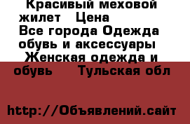 Красивый меховой жилет › Цена ­ 13 500 - Все города Одежда, обувь и аксессуары » Женская одежда и обувь   . Тульская обл.